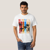 Summer Beach Vibes T-Shirt (Vorne ganz)