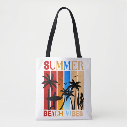 Summer Beach Vibes Tasche (Vorderseite)