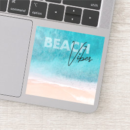 Summer Beach Vibes Zitate Ocean Sand Vinyl Sticker