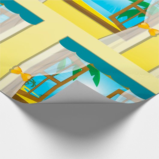 Summer Beach View Geschenkpapier