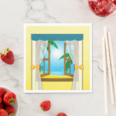 Summer Beach View Serviette (Beispiel)