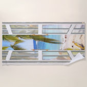 Summer Beach View Strandtuch (Vorderseite)