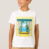 Summer Beach View T-Shirt (Vorderseite)