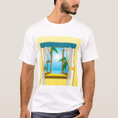Summer Beach View T-Shirt (Vorderseite)