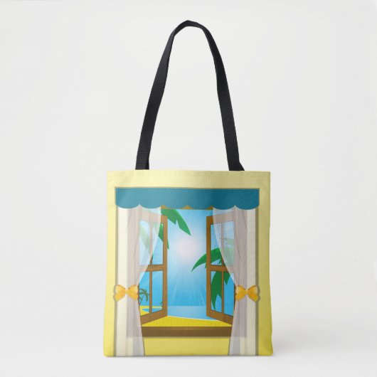 Summer Beach View Tasche (Vorderseite)