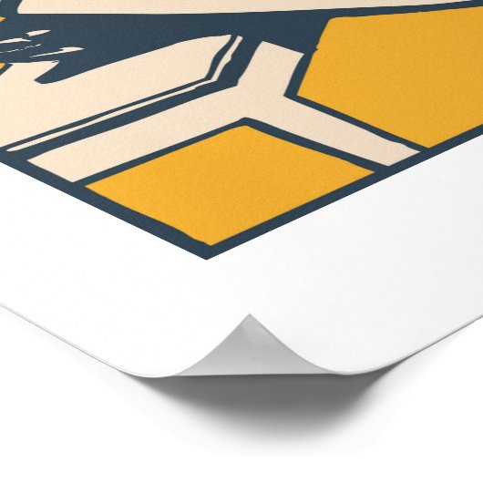 Summer Beach Vintag Poster (Ecke)