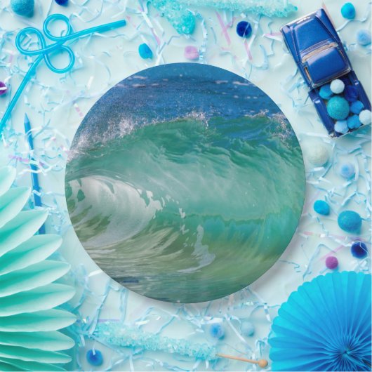 Summer Beach Waves Pappteller (Party)
