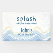 Summer Beach zum Geburtstag Banner (Horizontal)