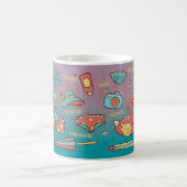 Summer Beach Zwei-Tone-Tasse Kaffeetasse (Mittel)