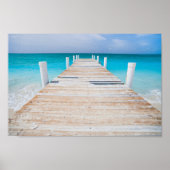Summer Beachfront Jetty Poster (Vorne)