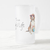 Summer Beagle Mattglas Bierglas (VorderseiteRechts)