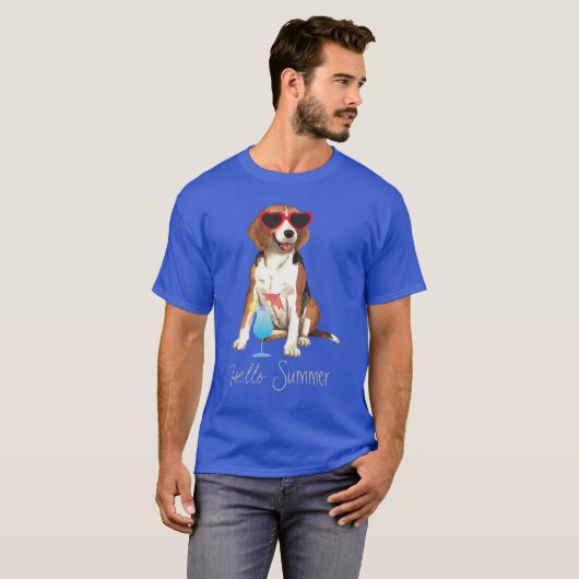 Summer Beagle T-Shirt (Vorne ganz)