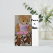 "Summer Bear in Tiger Shoes" CricketDiane Postkarte (Stehend Vorderseite)