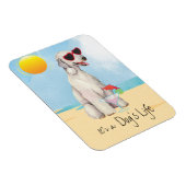 Summer Bedlington Terrier Magnet (Rechte Seite)