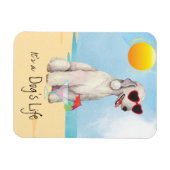 Summer Bedlington Terrier Magnet (Horizontal)