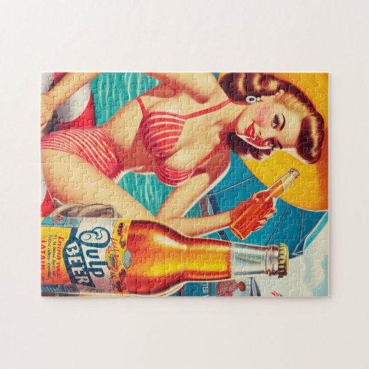 Summer Beer Button-up Puzzle (Horizontal)