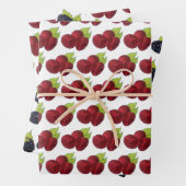Summer Berries Raspberry BlackBerry Berry Frucht Geschenkpapier Set (Beispiel)
