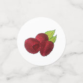 Summer Berries Raspberry BlackBerry Berry Frucht Konfetti (Klein Vorderseite)