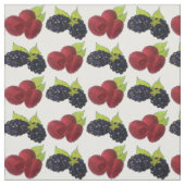 Summer Berries Raspberry BlackBerry Berry Frucht Stoff (Muster)