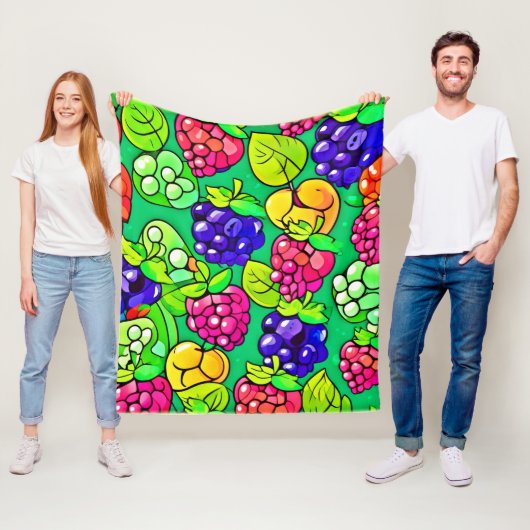 Summer Berry Delight Fleecedecke (Beispiel)