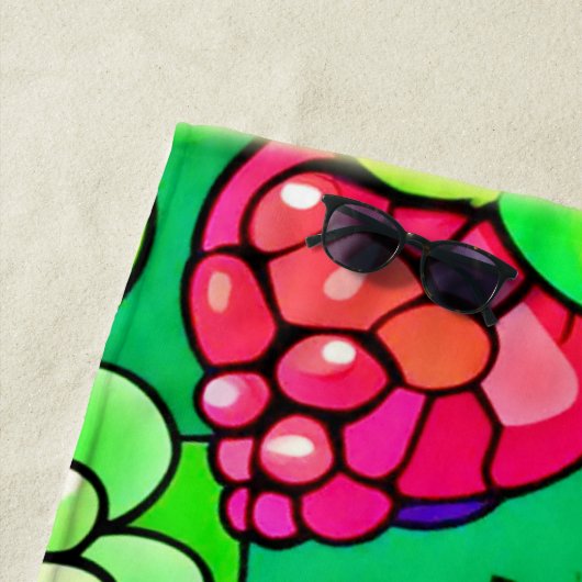 Summer Berry Delight Strandtuch (Beispiel)