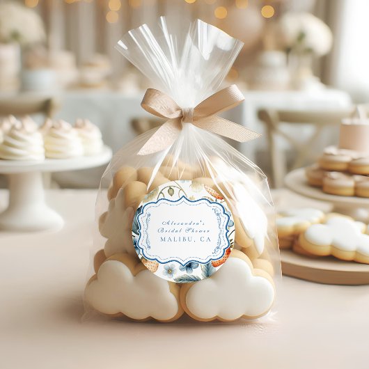 Summer Berry Liebe Brautparty Runder Aufkleber