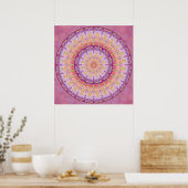 Summer Berry Mandala Poster (Küche)
