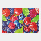 Summer Berry Medley Geschirrtuch (Horizontal)