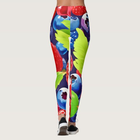 Summer Berry Medley Leggings (Rückseite)