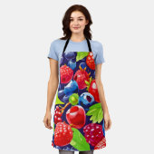 Summer Berry Medley Schürze (Getragen)