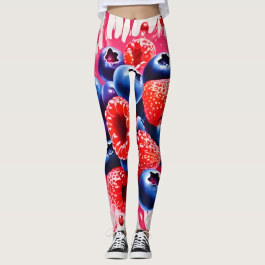 Summer Berry Sensation Leggings (Vorderseite)