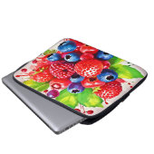 Summer Berry Splash Design Laptopschutzhülle (Vorne Knopf)