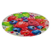 Summer Berry Splash Design Schneidebrett (Ecke)