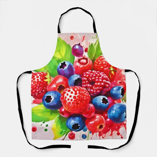 Summer Berry Splash Design Schürze (Vorderseite)
