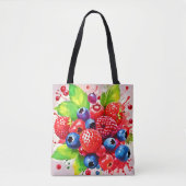 Summer Berry Splash Design Tasche (Vorderseite)