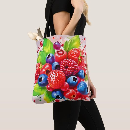 Summer Berry Splash Design Tasche (Von Nahem)