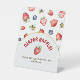 Summer Berry Sweet Baby Duschdusche Windeln Raffel Sockelschild