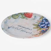 Summer Berry Sweet Strawberry Brautparty Pappteller (Schrägansicht)