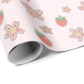 Summer Berry Sweet Wrapping Paper Geschenkpapier (Rolleneckpunkt)