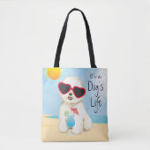 Summer Bichon Frise Tasche (Vorderseite)