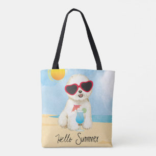 Summer Bichon Frise Tasche