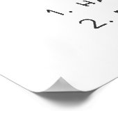 Summer Bikini Body | Aquarellbilder Poster (Ecke)