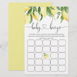 Summer Bingo Lemon Citrus Baby Showspiel