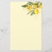 Summer Bingo Lemon Citrus Brautparty Game (Rückseite)