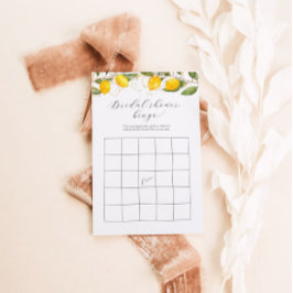 Summer Bingo Lemon Citrus Brautparty Game