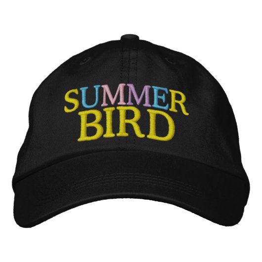 Summer Bird by SRF Bestickte Kappe (Vorderseite)