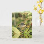 Summer Bird Note Card Karte (Gelbe Blume)