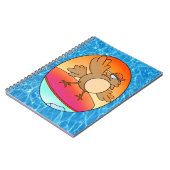 Summer Bird Surfer Notizblock (Linke Seite)