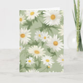 Summer Birthday Daisies Karte (Vorderseite)