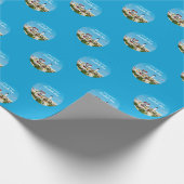 Summer Birthday Nubble Maine Lighthouse Geschenkpapier (Ecke)